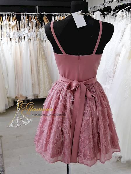 Baby Doll tiulowa Wersja limitowana Brudny Róż
