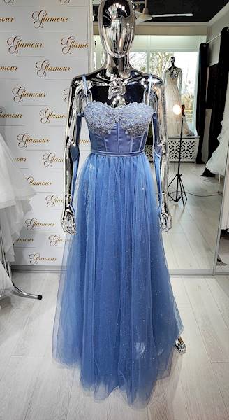 GREY BLUE suknia gorsetowa