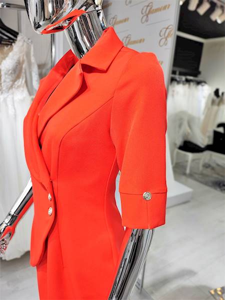RAMONA elegancka sukienka Orange