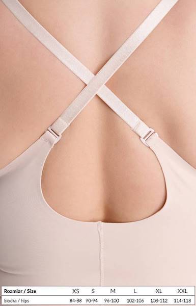 Bezszwowe, oddychajace body pod biust Julimex 219