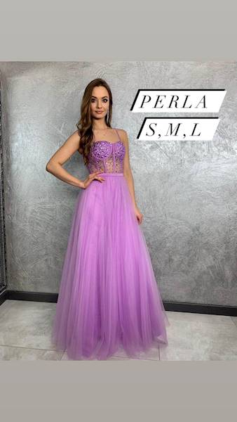 Perla suknia gorsetowa Wrzos