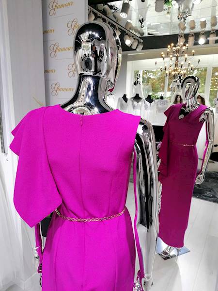 Sukienka ELIT LOOK 9040 Fuksja