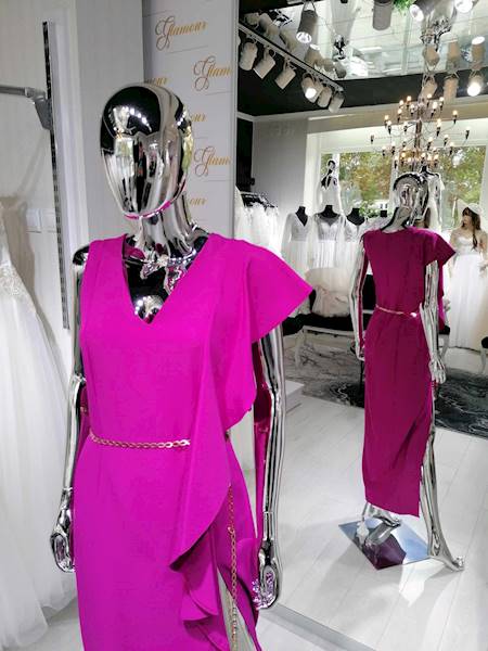 Sukienka ELIT LOOK 9040 Fuksja