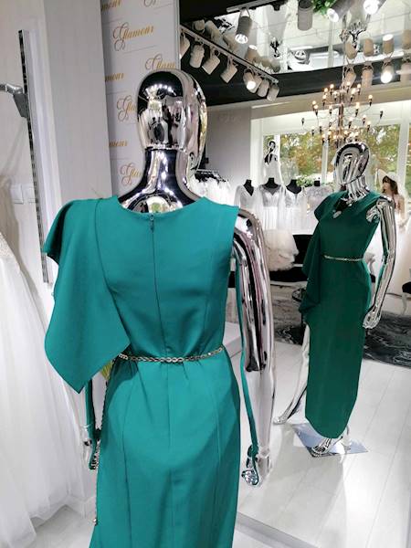 Sukienka ELIT LOOK 9040 Zielona
