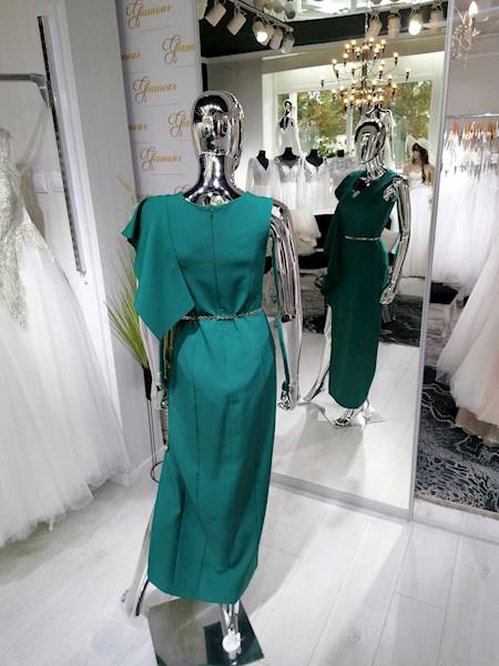 Sukienka ELIT LOOK 9040 Zielona