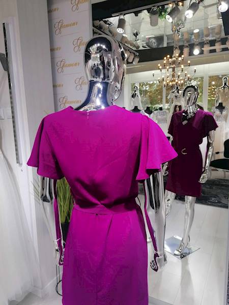 Koktajlowa sukienka ELIT LOOK 9091,Biskupi