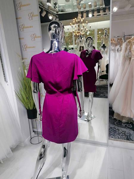 Koktajlowa sukienka ELIT LOOK 9091,Biskupi
