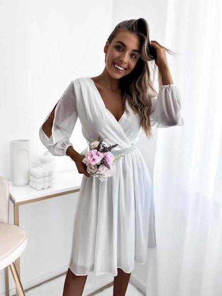 SOFIA  Sukienka Biała