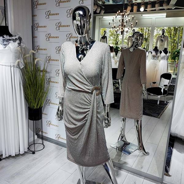 BAHAR suknia CUPPER SZAMPAN Plus Size