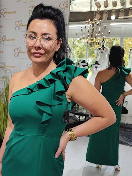 ADELE SUKIENKA MAXI ZIELONA