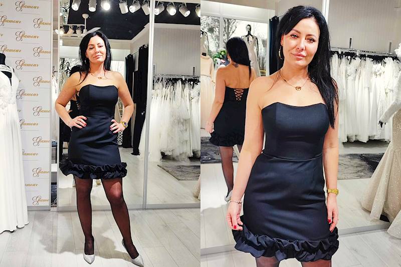 STELLA  sukienka czarna 