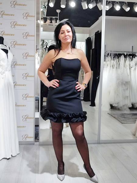 STELLA  sukienka czarna 