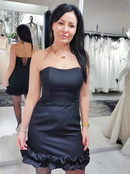 STELLA  sukienka czarna 