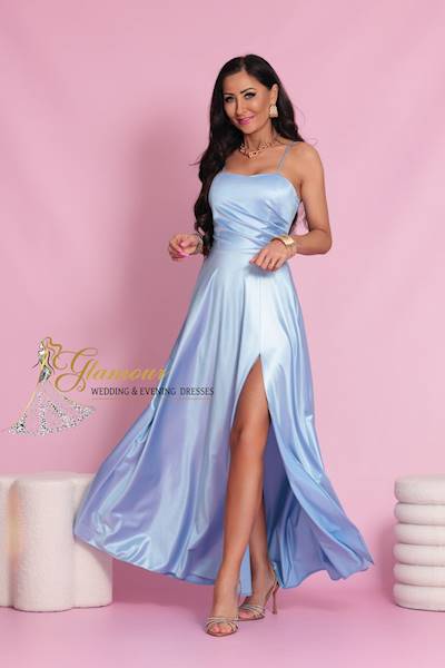 NATHALIE satyna / Blue