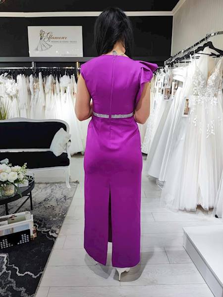 SOFFIA SUKIENKA MAXI FUKSJA