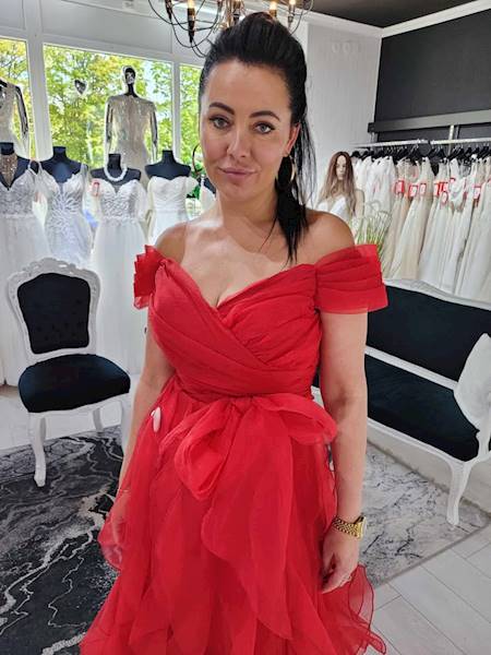 FORRE LIMITED suknia ALICE czerwona