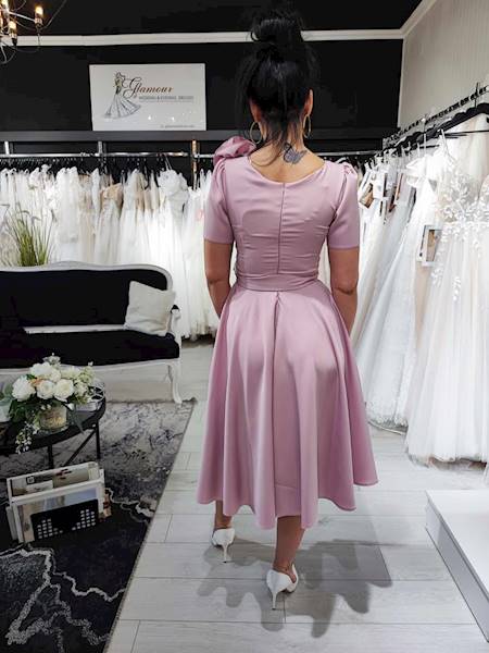 Sukienka midi RUBI /Róż