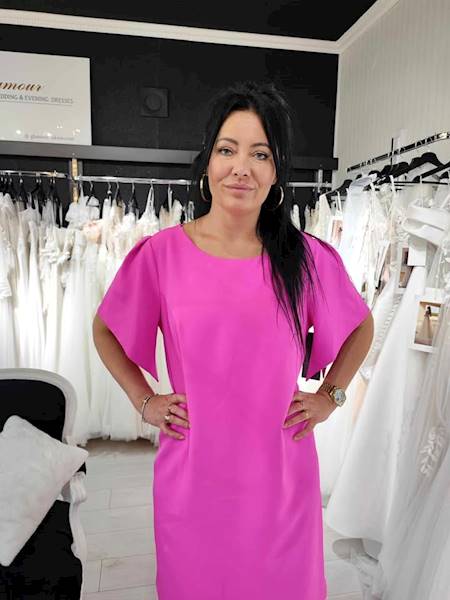 LAUREN SUKIENKA FUKSJA ROZMIARY 46-58