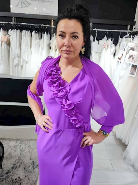Suknia kolor biskupi  ELIT LOOK 144