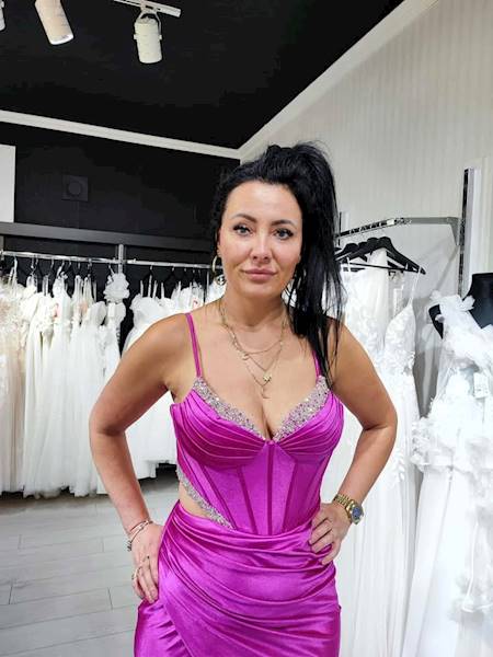 COLETTE blask kryształów fuksja