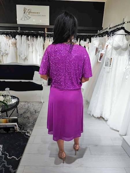 Lotta Sukienka Biskupi- magenta  Plus size