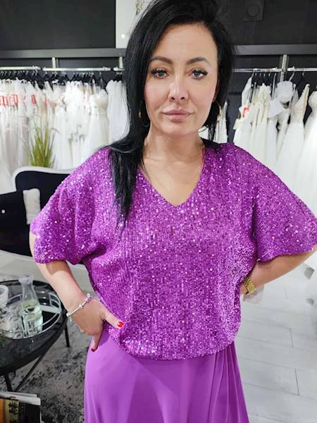 Lotta Sukienka Biskupi- magenta  Plus size