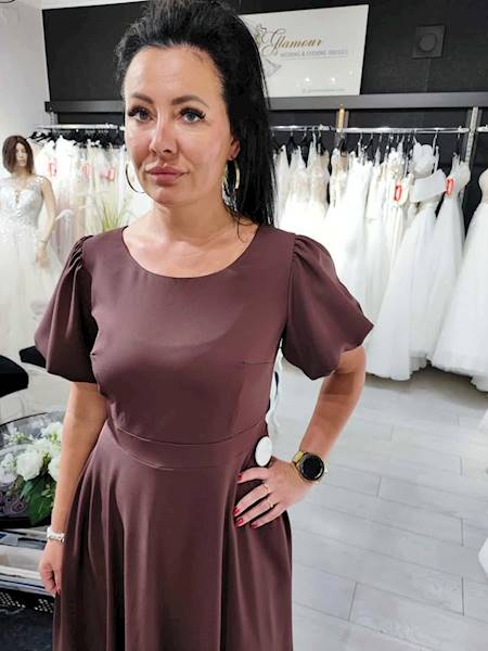 POLA sukienka czekoladowa