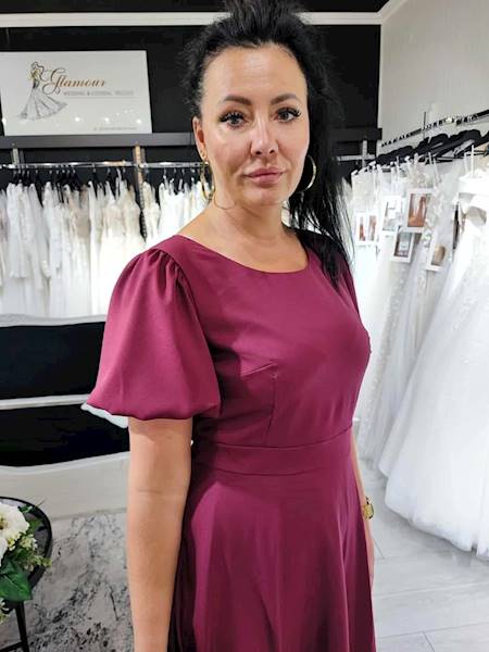 POLA sukienka w kolorze  Burgund
