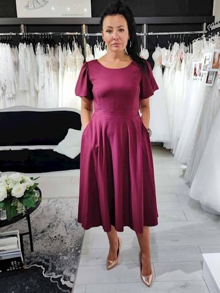 POLA sukienka w kolorze  Burgund