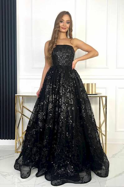 MALCOLMA suknia gorsetowa czarna