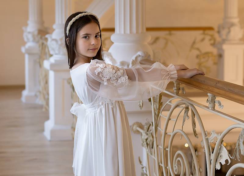 Sukienka komunijna HANIA Biała