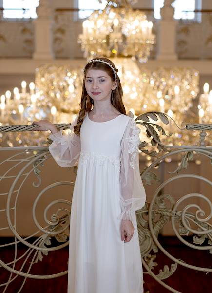 Sukienka komunijna HANIA Biała