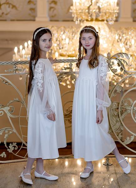 Sukienka komunijna HANIA Biała