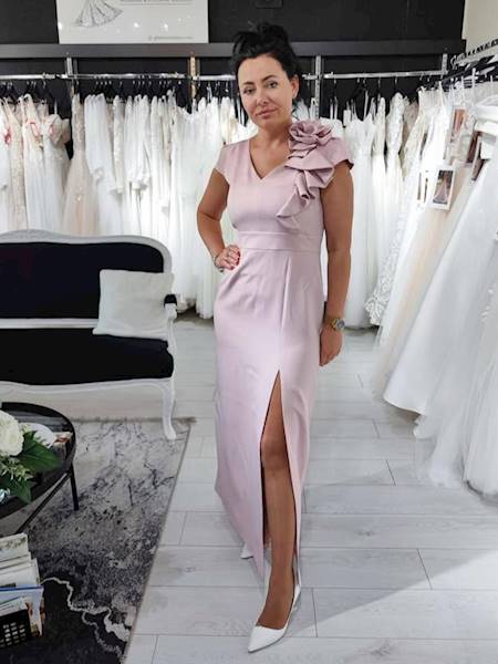 MIRA SUKIENKA Różowa z poświatą