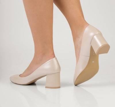 CZÓŁENKA NA SŁUPKU NISKIE BEŻ JULIA