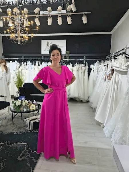 Sukienka Maxi „Fuksja Grace”