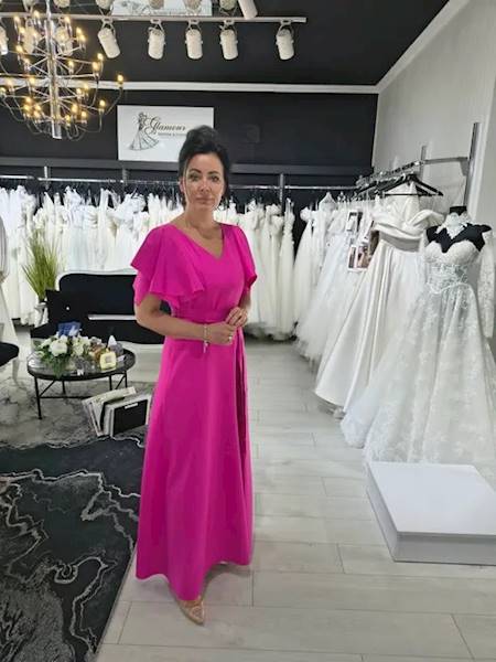 Sukienka Maxi „Fuksja Grace”