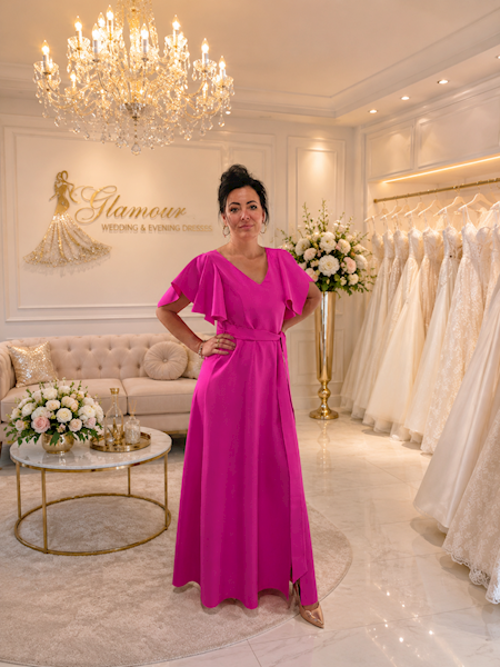 Sukienka Maxi „Fuksja Grace”