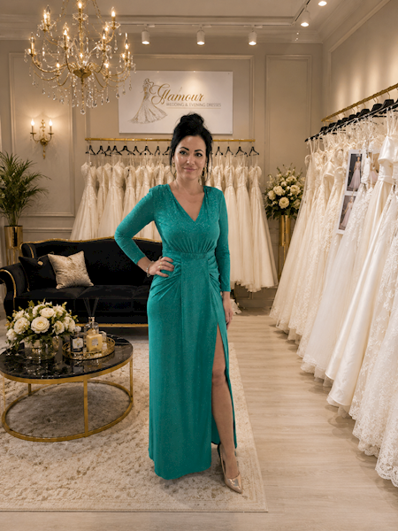Sukienka Maxi „Emerald Shine”