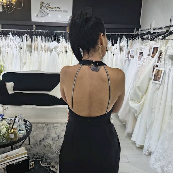 Sukienka Maxi Noir Crystal