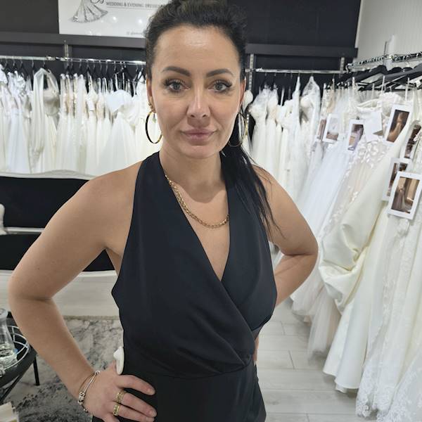 Sukienka Maxi Noir Crystal