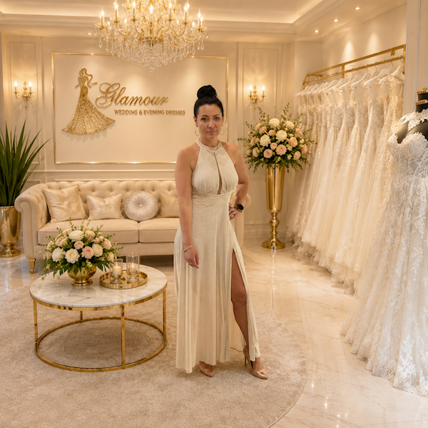 Maxi Giulia sukienka brokatowa