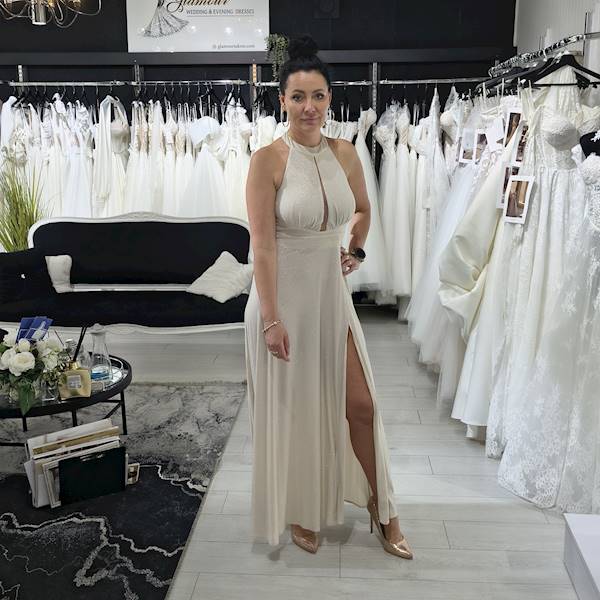 Maxi Giulia sukienka brokatowa