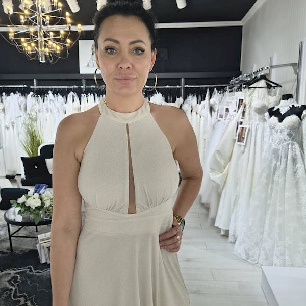 Maxi Giulia sukienka brokatowa