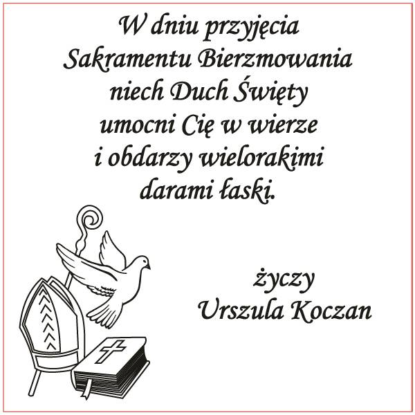Usługa Grawerowania 5x5 - Tekst Dowolny