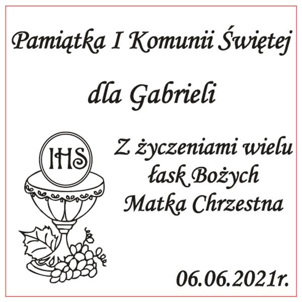 Usługa Grawerowania 5x5 - Tekst Dowolny