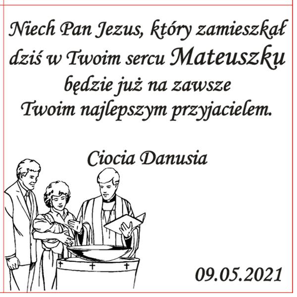 Usługa Grawerowania 5x5 - Tekst Dowolny