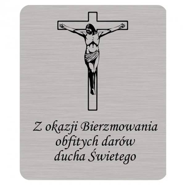 Tabliczka Grawerowana Bierzmowanie Uniwersalna 5x4