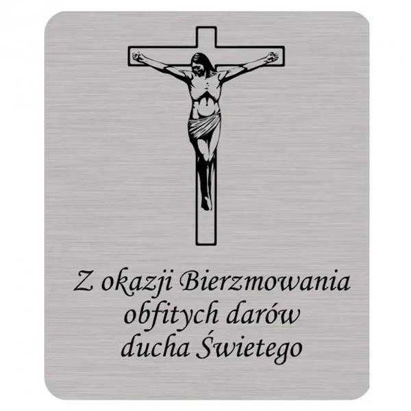 Tabliczka Grawerowana Bierzmowanie Uniwersalna 5x4