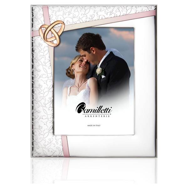 Ramka Srebrna Pion Ślub 13x18 